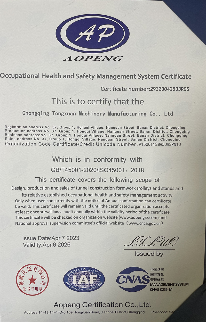 ְҵ������ȫ������ϵ��֤֤��(Ӣ��)